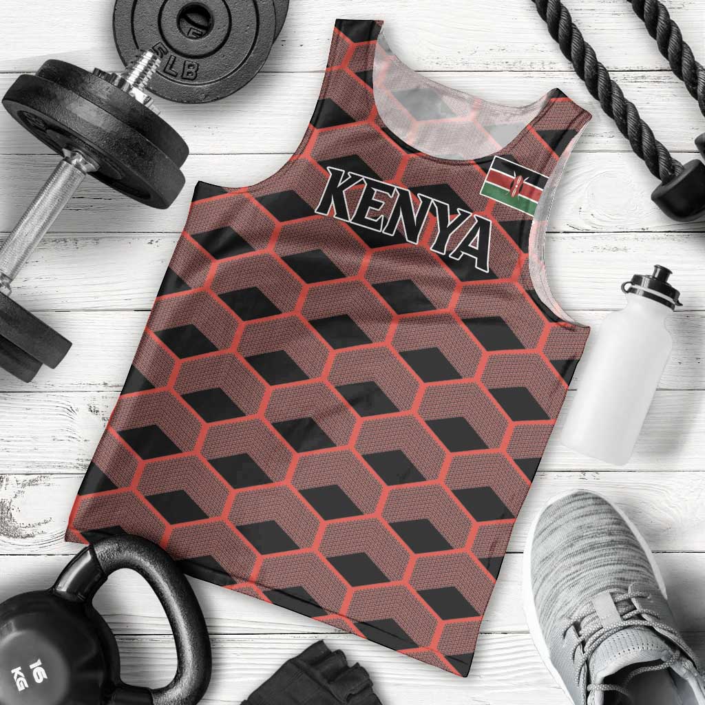 Personalized Kenya Athletics Black Jersey Men Tank Top - Wonder Print Shop