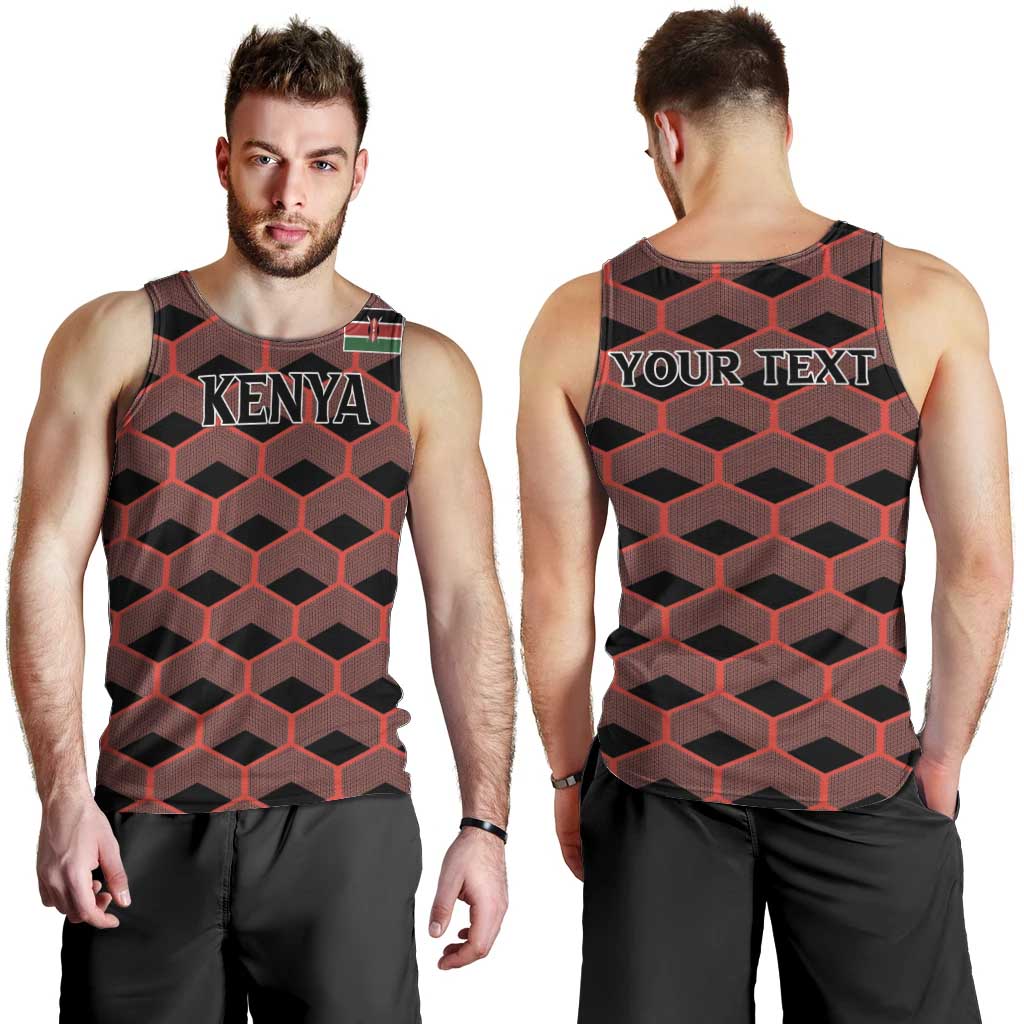 Personalized Kenya Athletics Black Jersey Men Tank Top - Wonder Print Shop