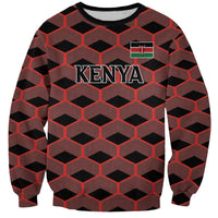 Personalized Kenya Athletics Black Jersey Sweatshirt - Wonder Print Shop