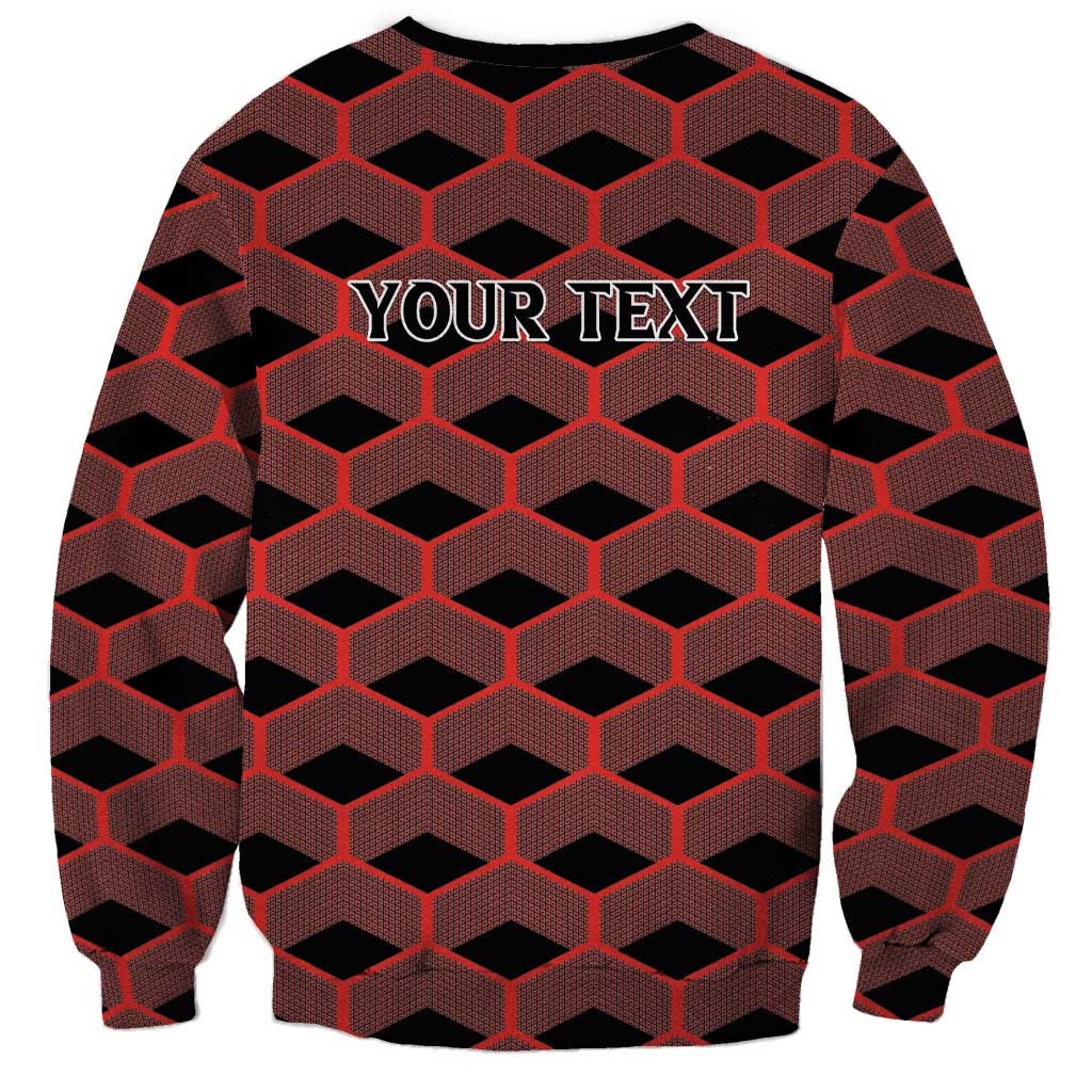 Personalized Kenya Athletics Black Jersey Sweatshirt - Wonder Print Shop