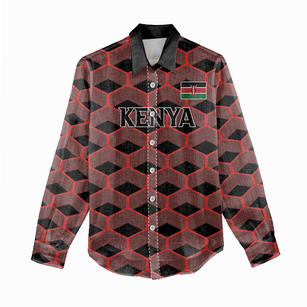 Personalized Kenya Athletics Black Jersey Women Casual Shirt - Wonder Print Shop