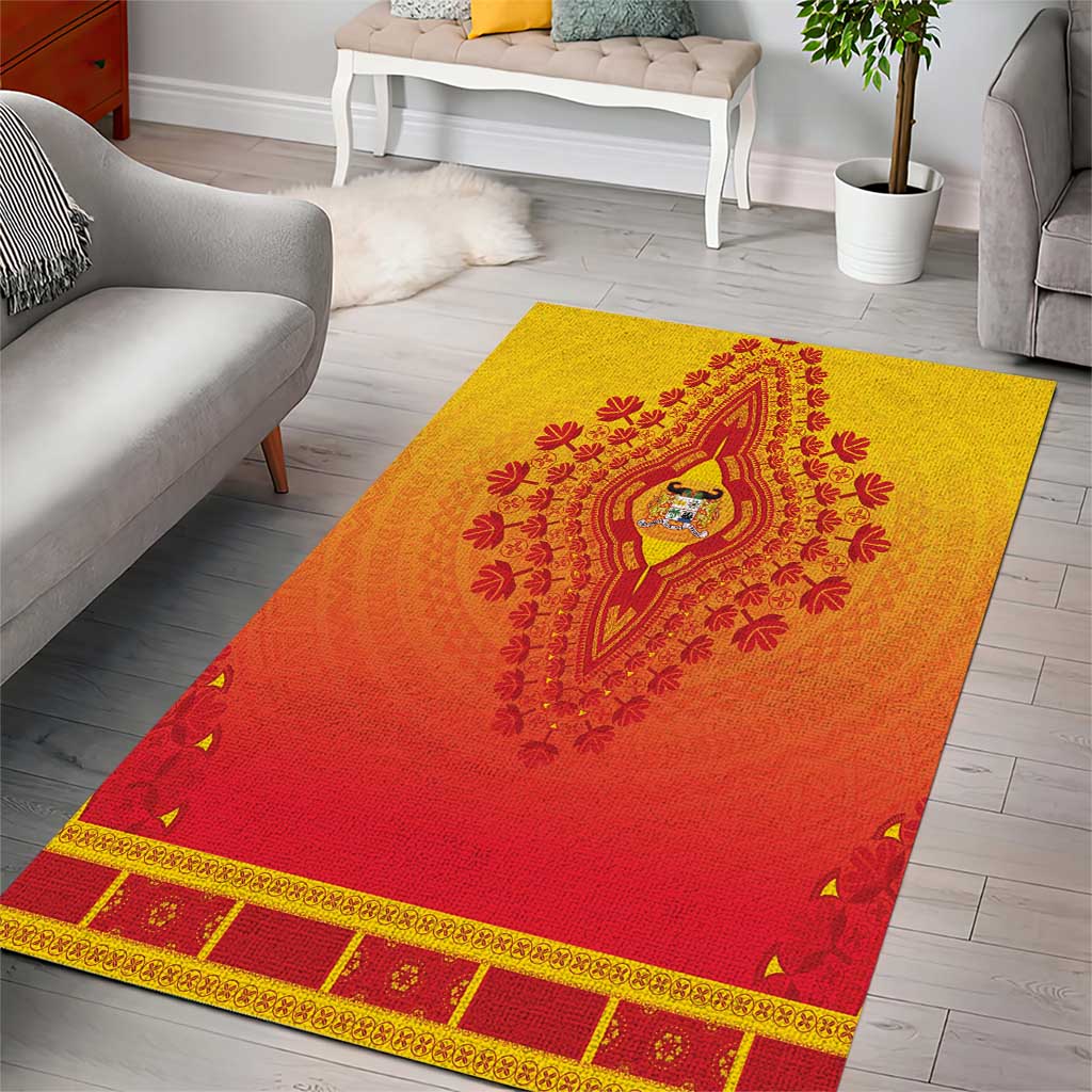 Benin African Dashiki Area Rug - Wonder Print Shop