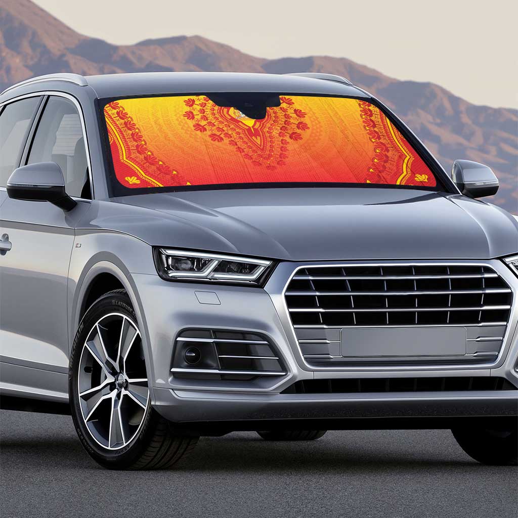 Benin African Dashiki Auto Sun Shade - Wonder Print Shop