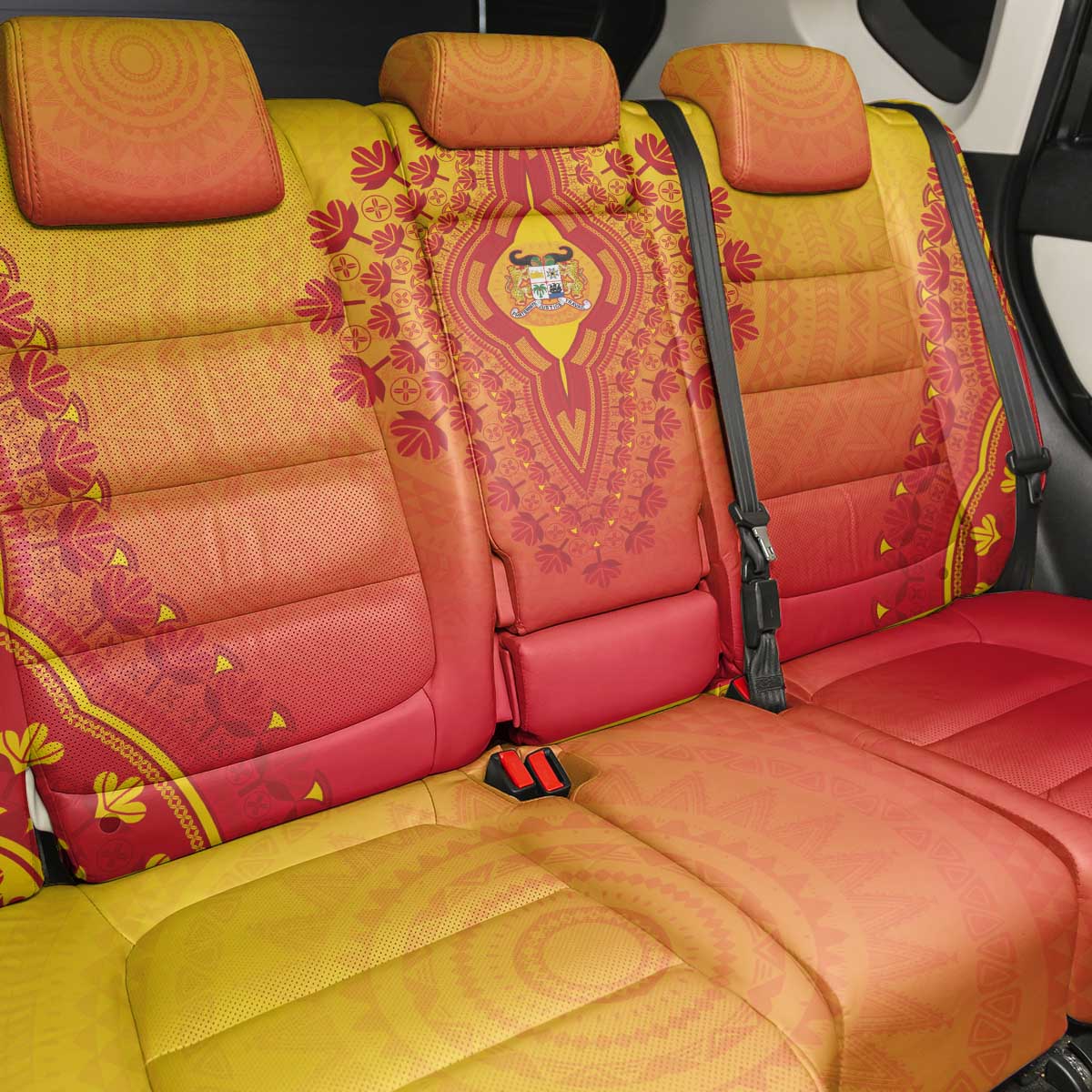 Benin African Dashiki Back Car Seat Cover - Wonder Print Shop