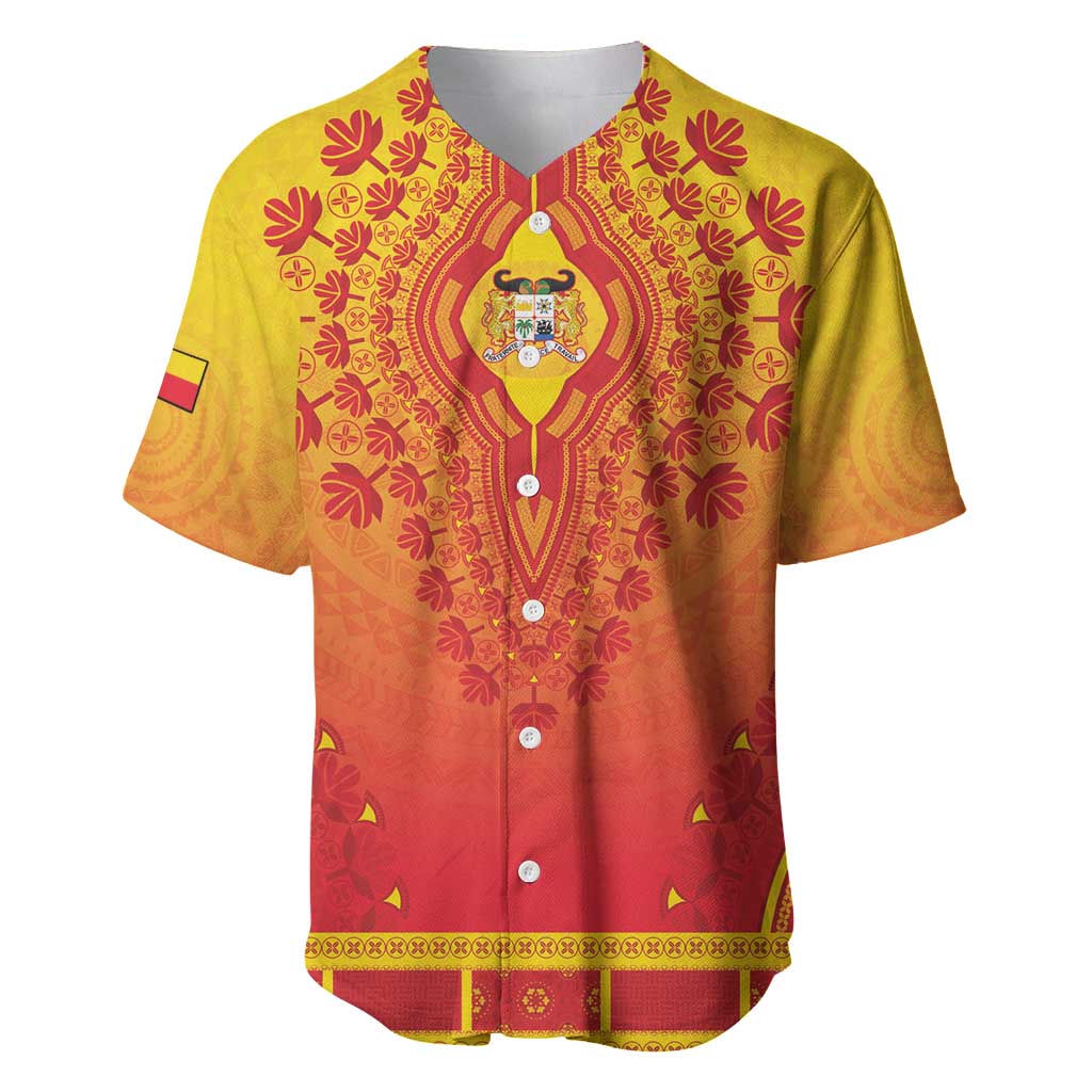 Personalized Benin African Dashiki Baseball Jersey - Wonder Print Shop