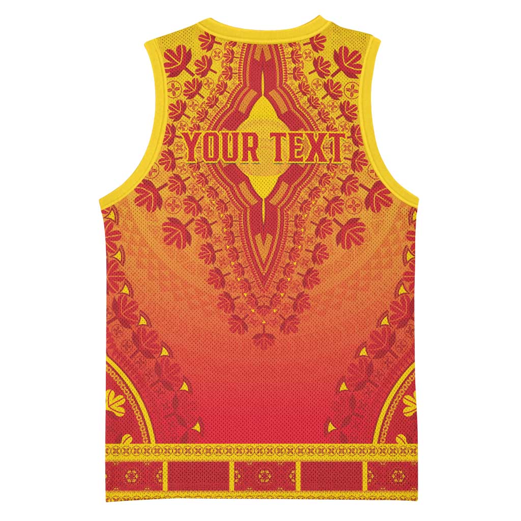 Personalized Benin African Dashiki Basketball Jersey - Wonder Print Shop