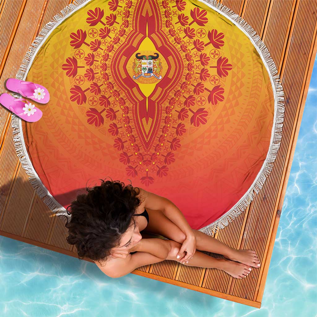 Benin African Dashiki Beach Blanket - Wonder Print Shop