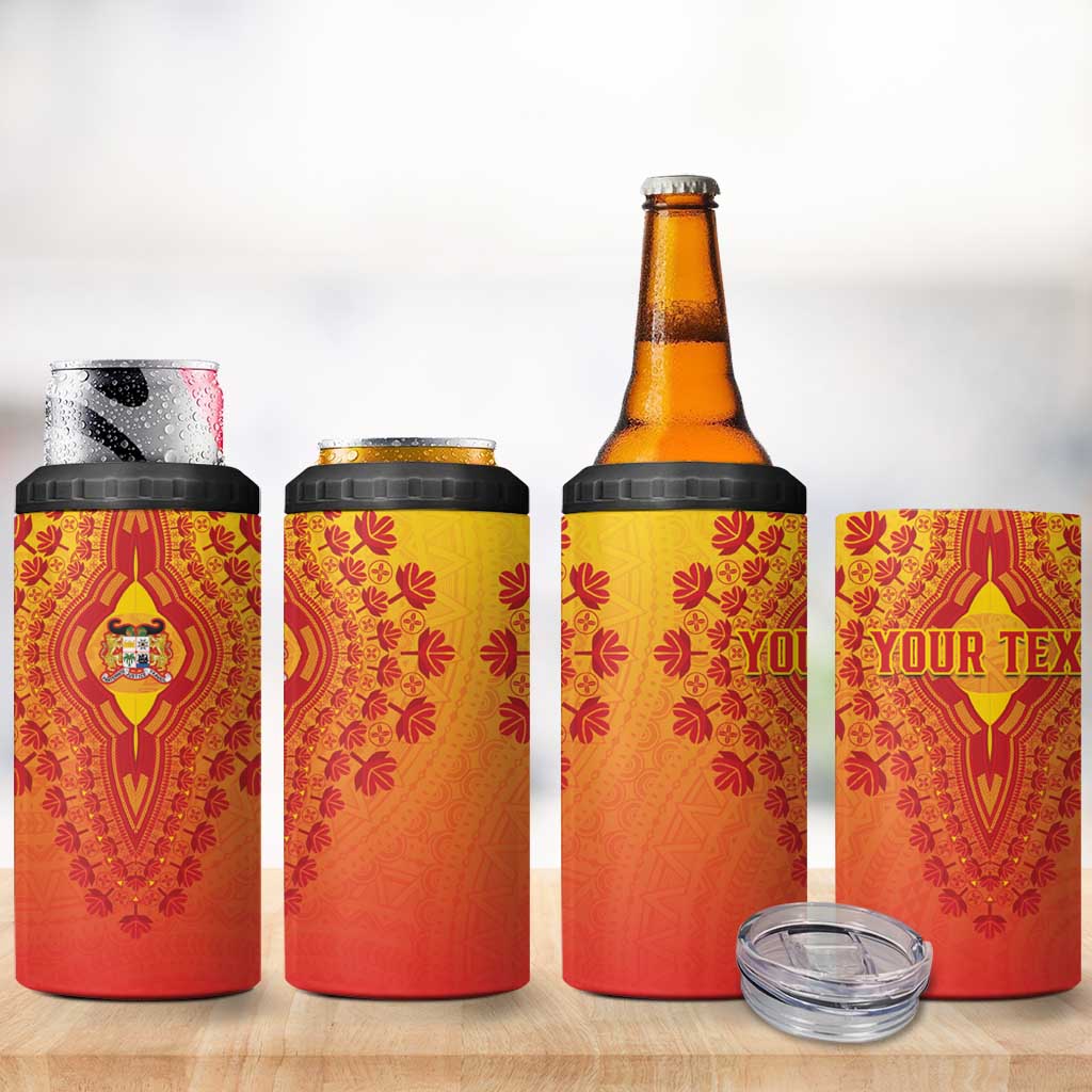 Personalized Benin African Dashiki 4 in 1 Can Cooler Tumbler - Wonder Print Shop