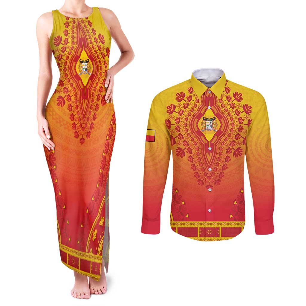 Benin Couples Dress and Shirt