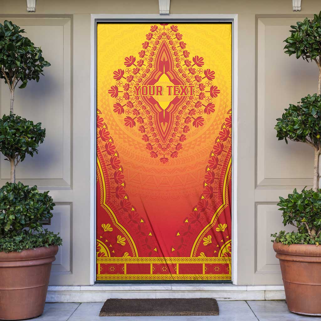 Personalized Benin African Dashiki Door Cover - Wonder Print Shop
