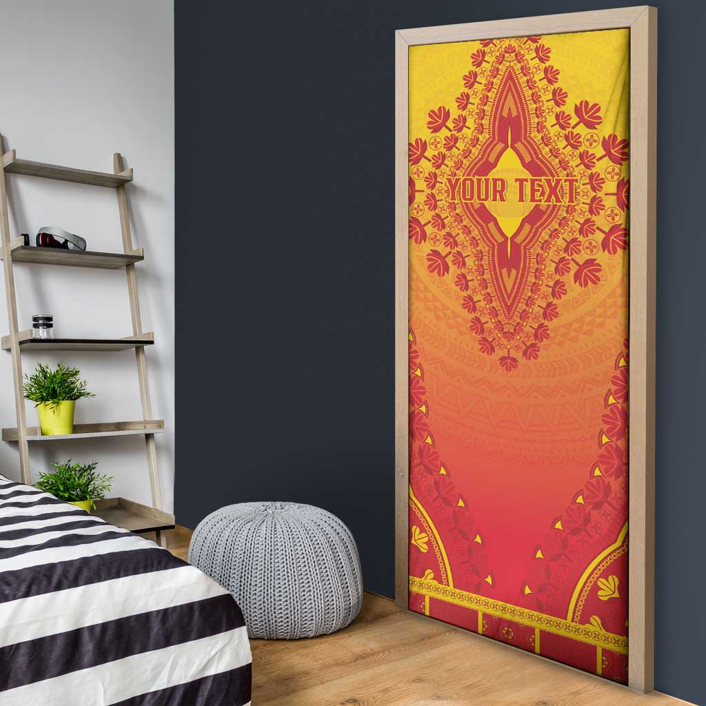 Personalized Benin African Dashiki Door Cover - Wonder Print Shop