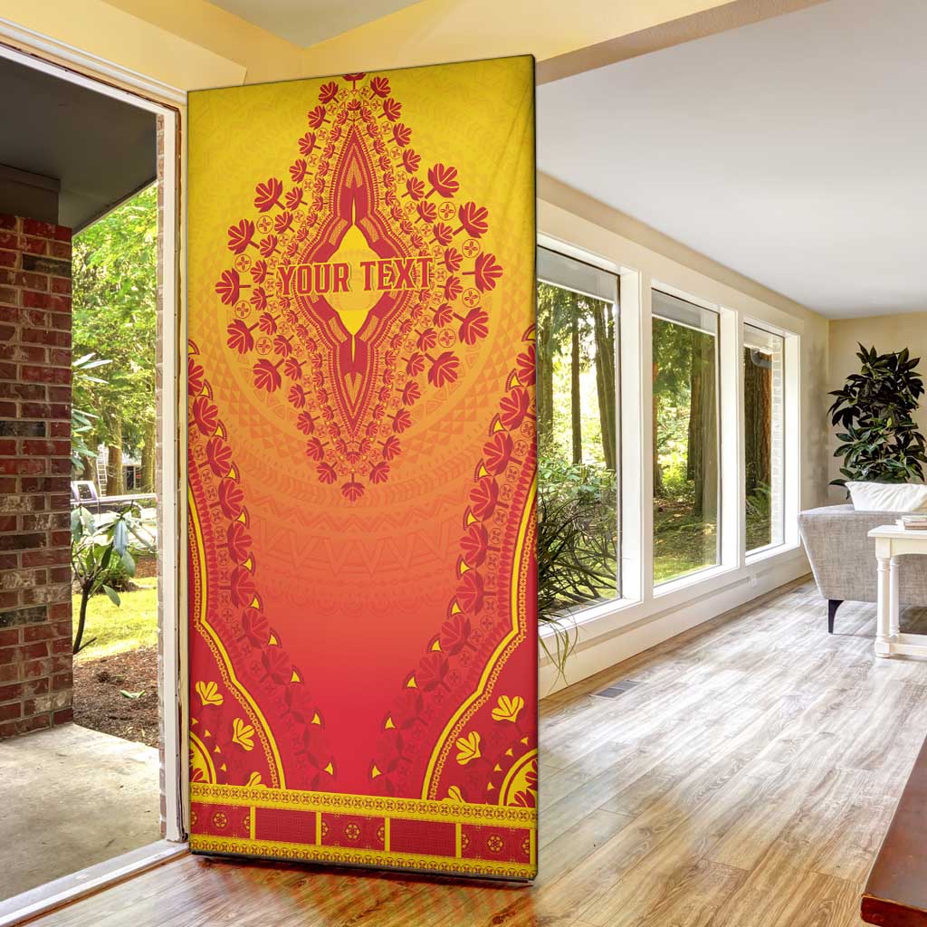 Personalized Benin African Dashiki Door Cover - Wonder Print Shop