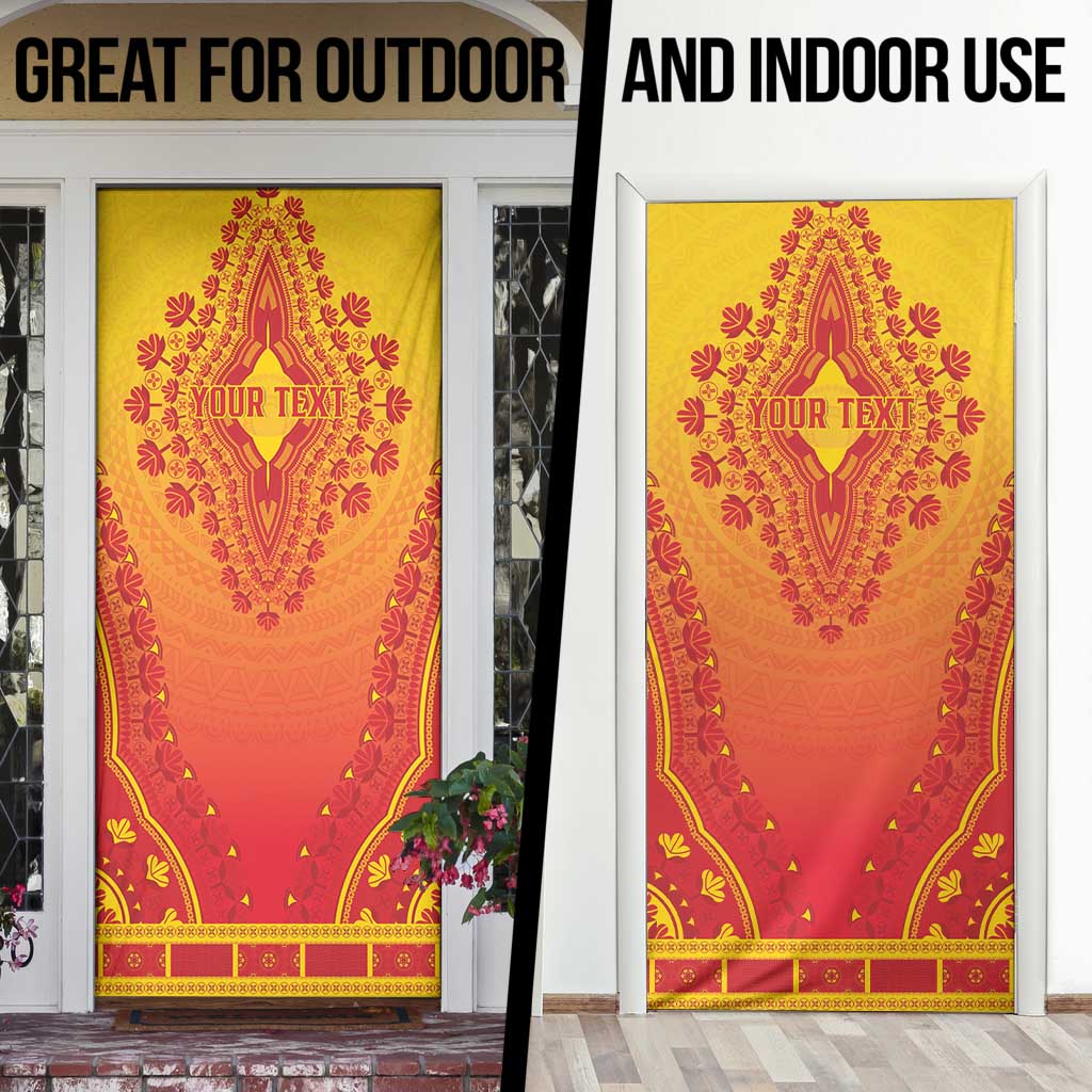 Personalized Benin African Dashiki Door Cover - Wonder Print Shop