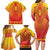 Personalized Benin African Dashiki Family Matching Long Sleeve Bodycon Dress and Hawaiian Shirt - Wonder Print Shop