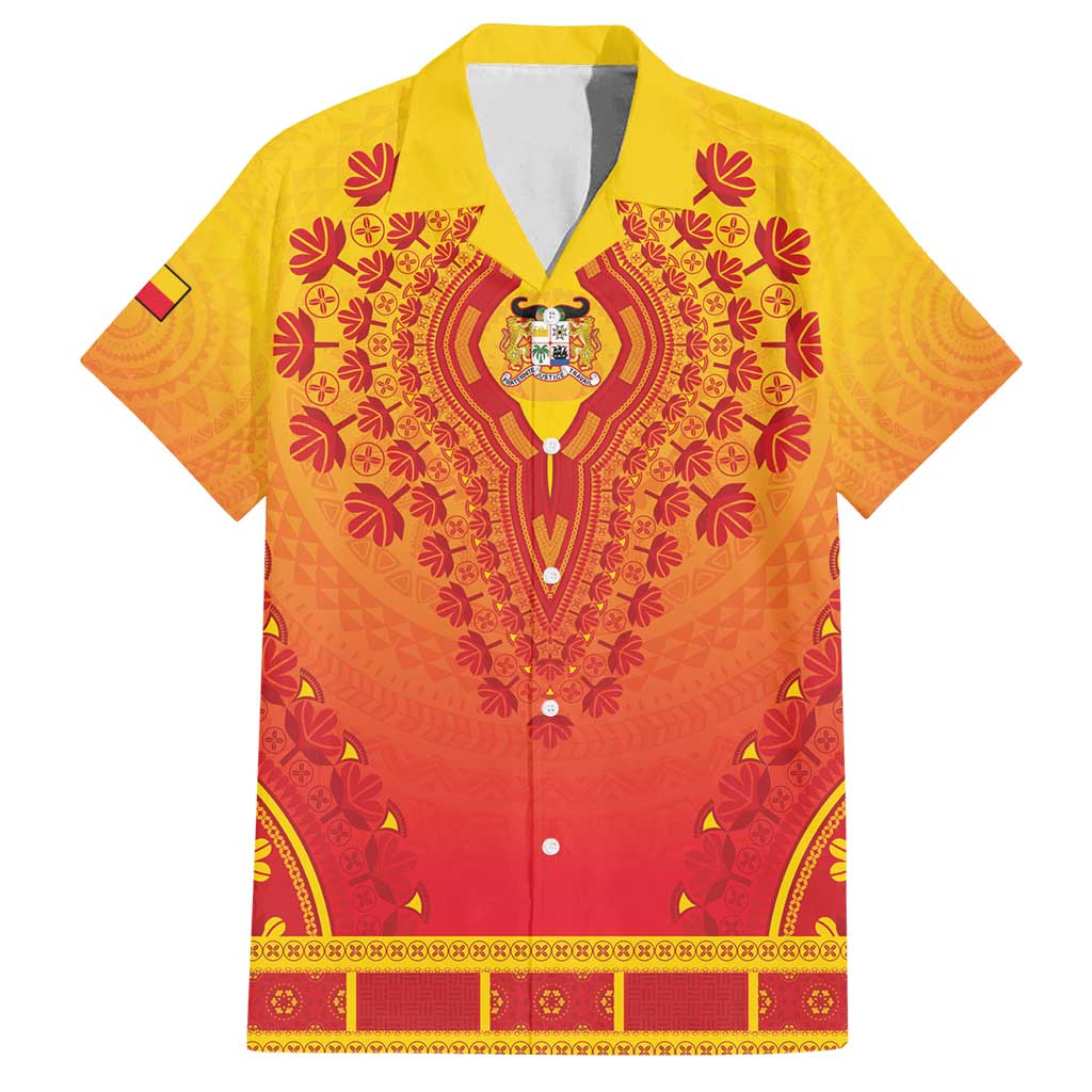 Personalized Benin African Dashiki Family Matching Long Sleeve Bodycon Dress and Hawaiian Shirt - Wonder Print Shop