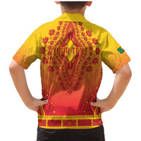 Personalized Benin African Dashiki Family Matching Mermaid Dress and Hawaiian Shirt - Wonder Print Shop