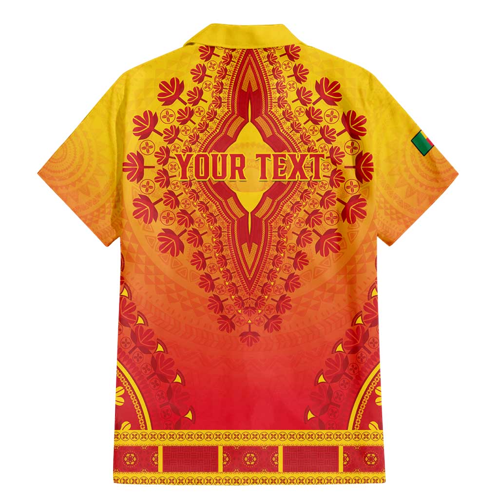 Personalized Benin African Dashiki Family Matching Mermaid Dress and Hawaiian Shirt - Wonder Print Shop