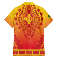 Personalized Benin African Dashiki Family Matching Off Shoulder Maxi Dress and Hawaiian Shirt - Wonder Print Shop