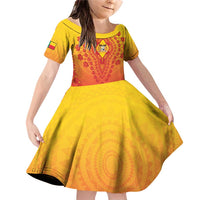 Personalized Benin African Dashiki Family Matching Off Shoulder Short Dress and Hawaiian Shirt - Wonder Print Shop
