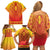Personalized Benin African Dashiki Family Matching Off Shoulder Short Dress and Hawaiian Shirt - Wonder Print Shop
