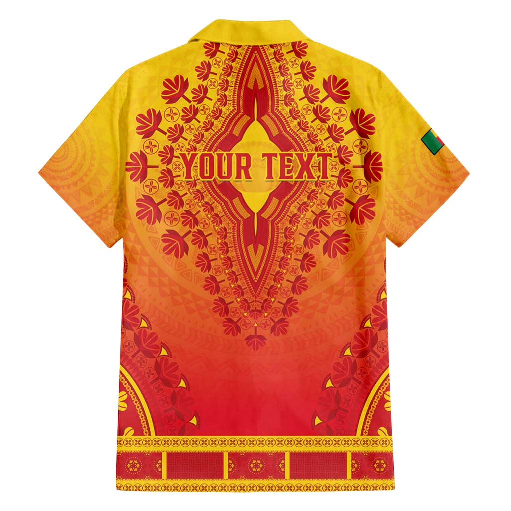 Personalized Benin African Dashiki Family Matching Off Shoulder Short Dress and Hawaiian Shirt - Wonder Print Shop