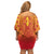 Personalized Benin African Dashiki Family Matching Off Shoulder Short Dress and Hawaiian Shirt - Wonder Print Shop