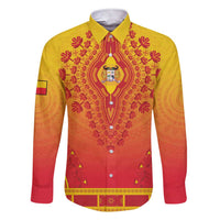 Personalized Benin African Dashiki Family Matching Short Sleeve Bodycon Dress and Hawaiian Shirt - Wonder Print Shop