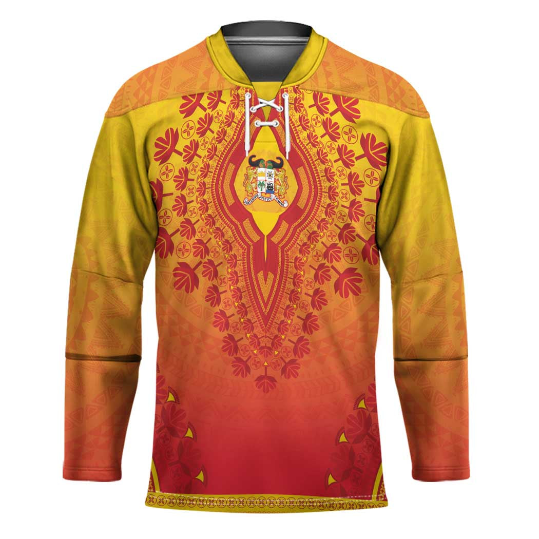 Personalized Benin African Dashiki Hockey Jersey - Wonder Print Shop