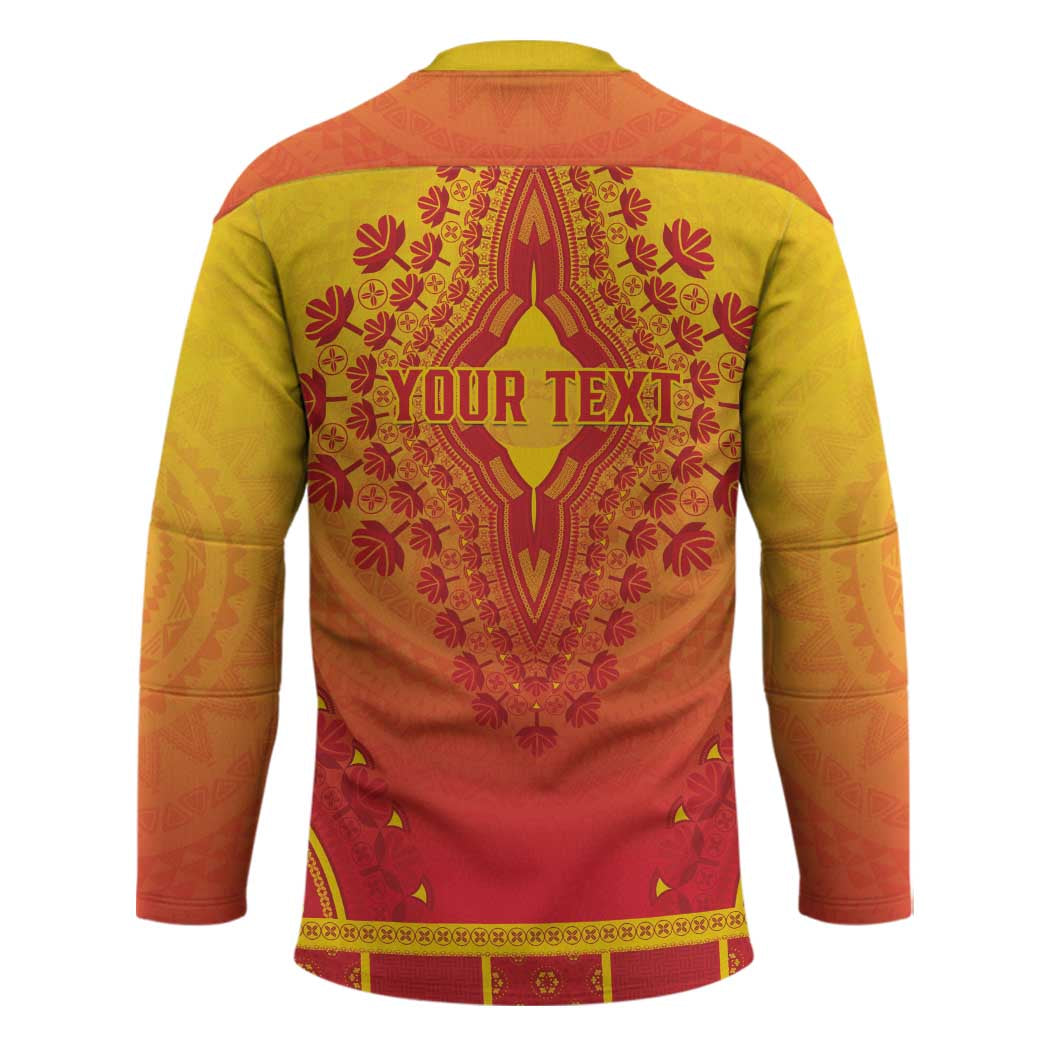 Personalized Benin African Dashiki Hockey Jersey - Wonder Print Shop