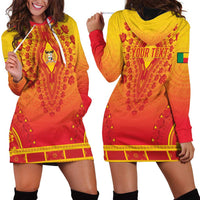 Personalized Benin African Dashiki Hoodie Dress - Wonder Print Shop