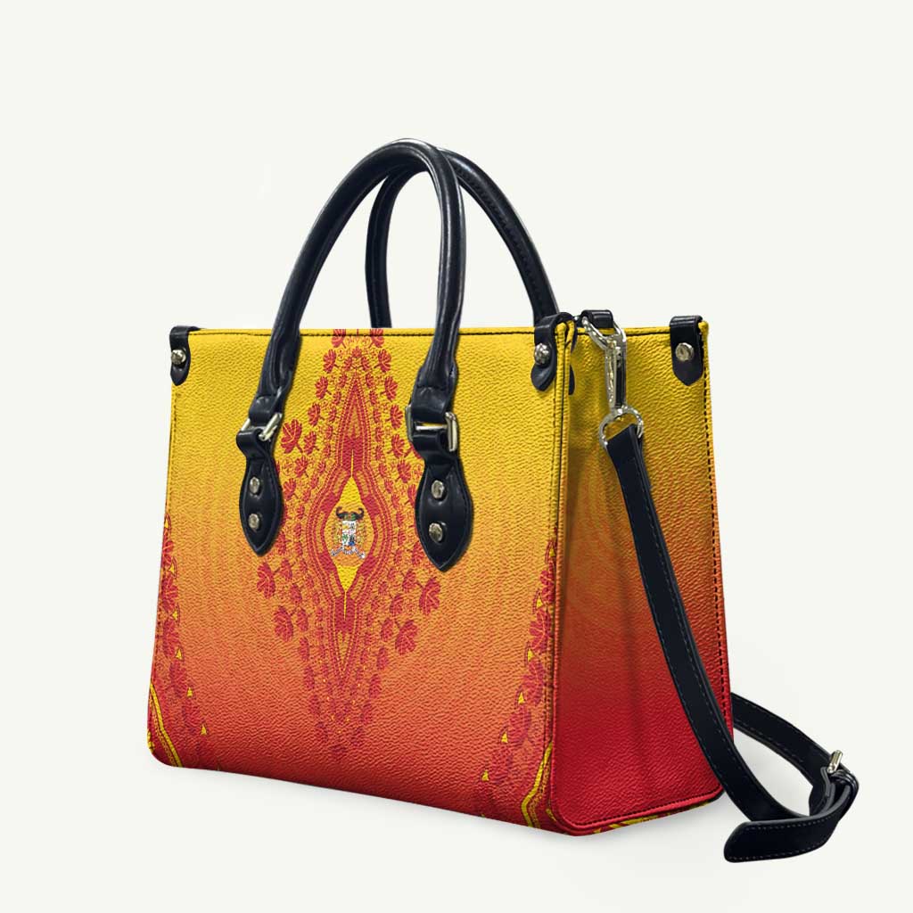 Benin African Dashiki Leather Bag - Wonder Print Shop