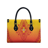 Benin African Dashiki Leather Bag - Wonder Print Shop