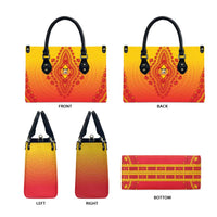 Benin African Dashiki Leather Bag - Wonder Print Shop