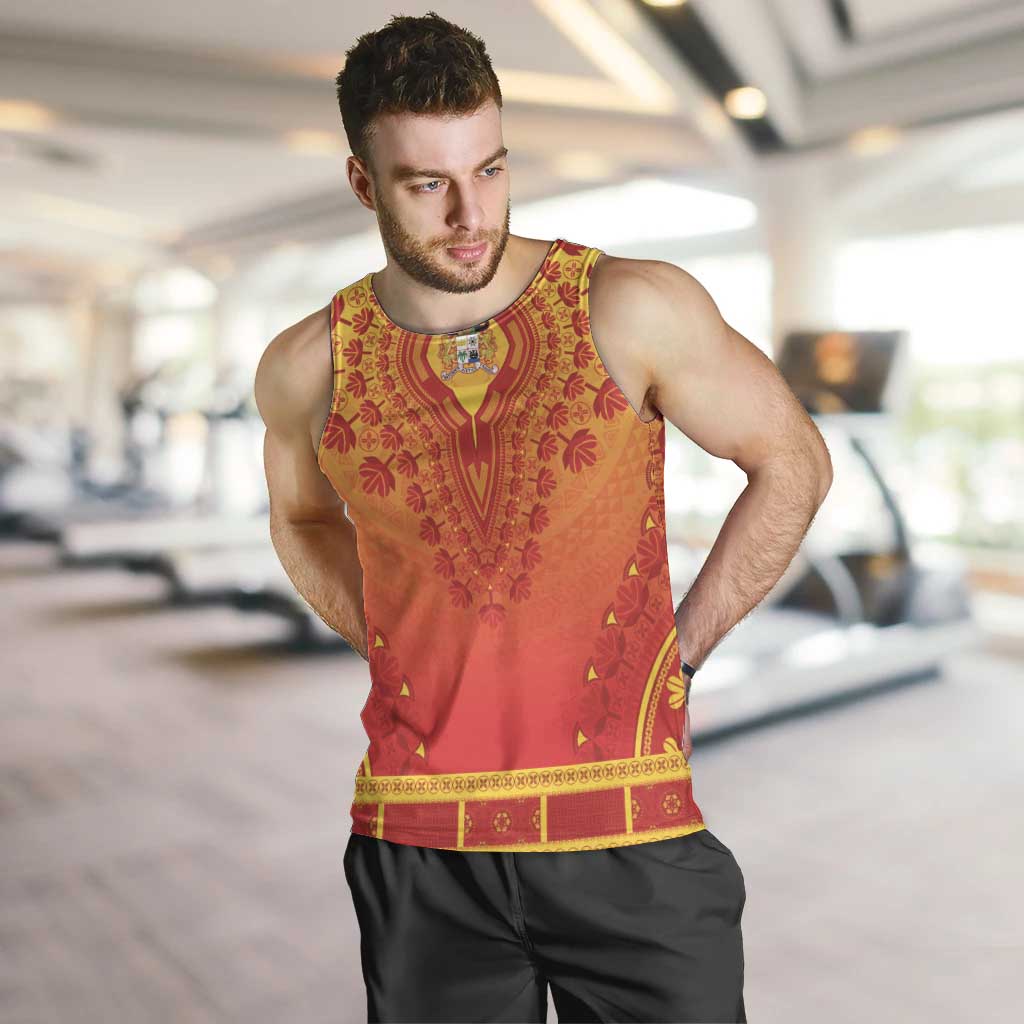 Personalized Benin African Dashiki Men Tank Top - Wonder Print Shop