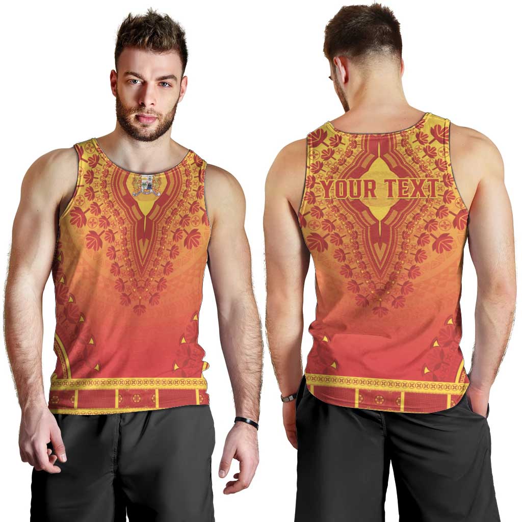 Personalized Benin African Dashiki Men Tank Top - Wonder Print Shop