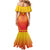 Personalized Benin African Dashiki Mermaid Dress - Wonder Print Shop