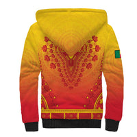Personalized Benin African Dashiki Sherpa Hoodie - Wonder Print Shop