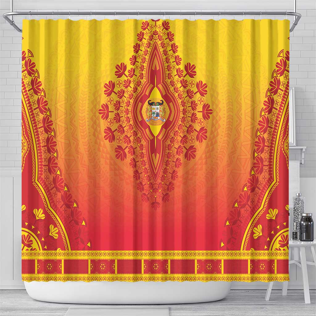 Benin African Dashiki Shower Curtain - Wonder Print Shop