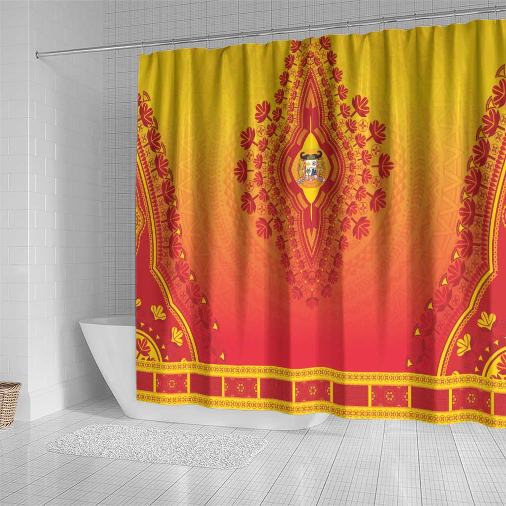 Benin African Dashiki Shower Curtain - Wonder Print Shop