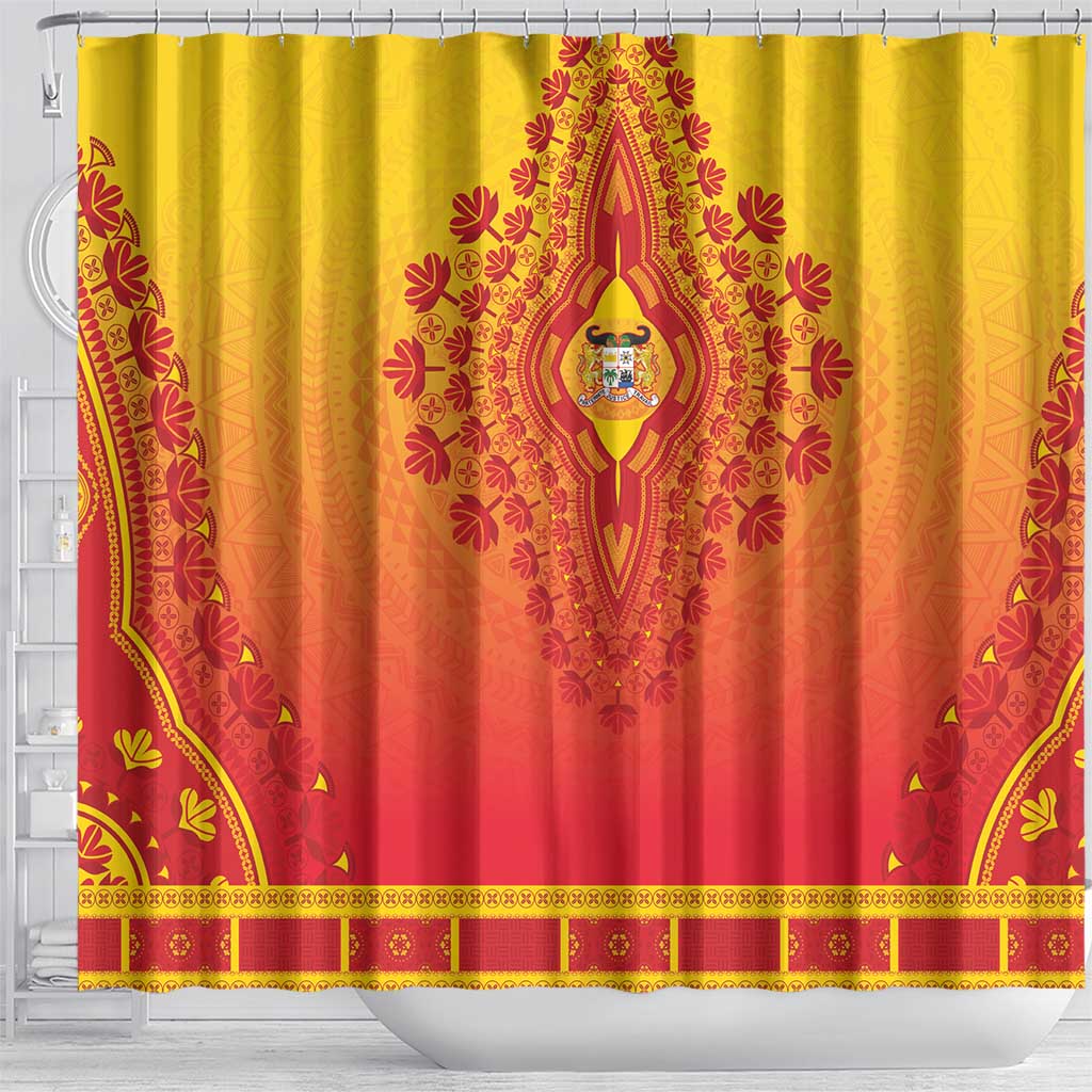 Benin African Dashiki Shower Curtain - Wonder Print Shop