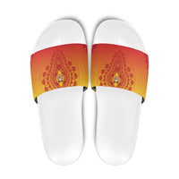 Benin African Dashiki Slide Sandals - Wonder Print Shop