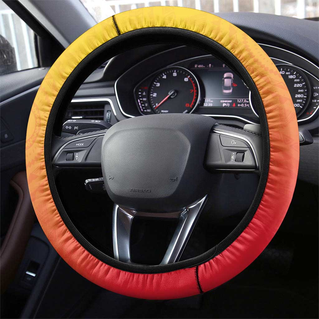 Benin African Dashiki Steering Wheel Cover - Wonder Print Shop