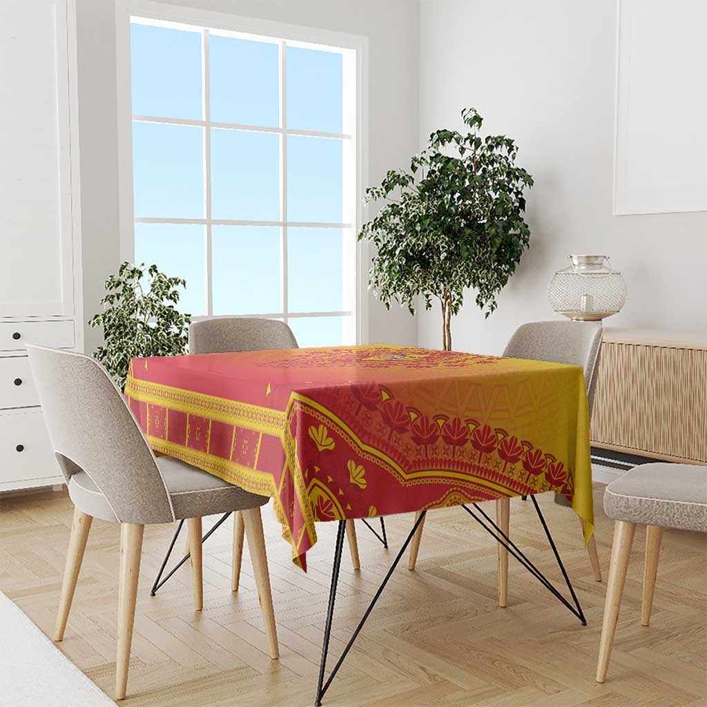 Benin African Dashiki Tablecloth - Wonder Print Shop