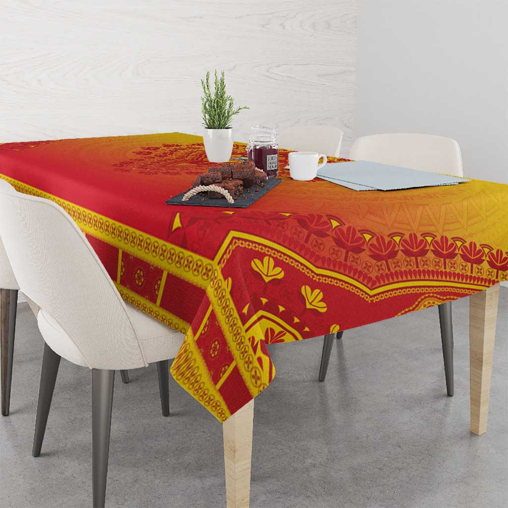 Benin African Dashiki Tablecloth - Wonder Print Shop