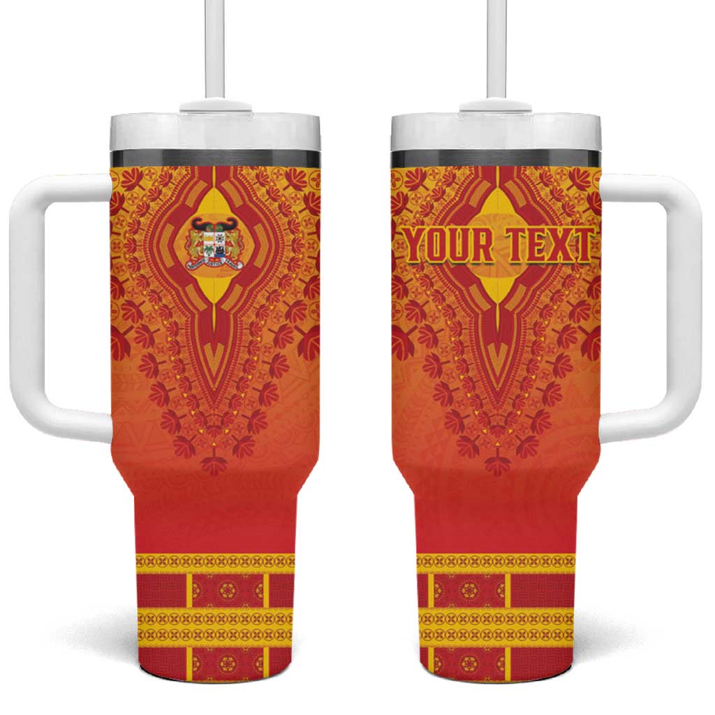 Personalized Benin African Dashiki Tumbler With Handle - Wonder Print Shop