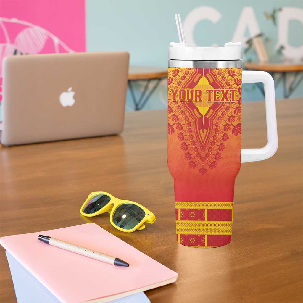 Personalized Benin African Dashiki Tumbler With Handle - Wonder Print Shop