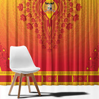 Benin African Dashiki Window Curtain - Wonder Print Shop