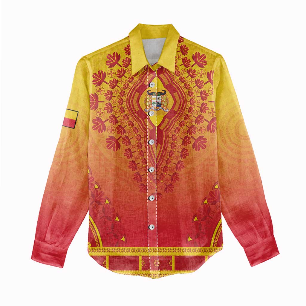 Personalized Benin African Dashiki Women Casual Shirt - Wonder Print Shop