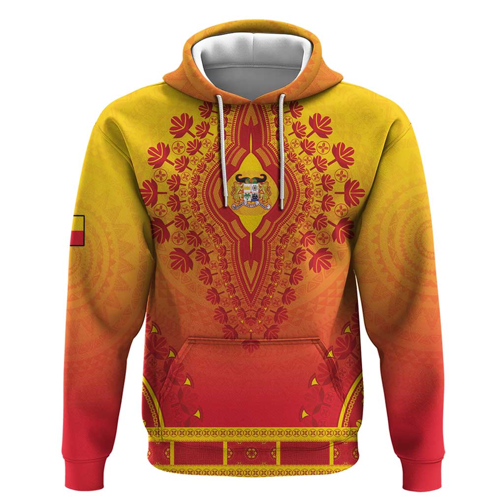 Personalized Benin African Dashiki Zip Hoodie - Wonder Print Shop