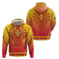 Personalized Benin African Dashiki Zip Hoodie - Wonder Print Shop